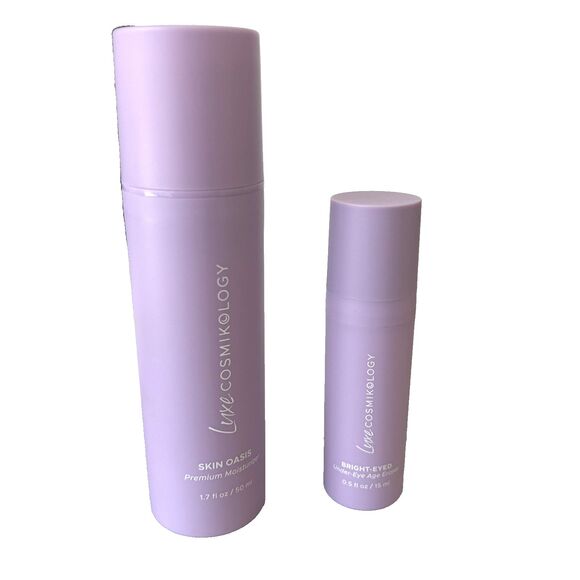 MDC Luxe Cosmikology LOT 2 Skin Oasis Moisturizer & Bright Eye  Age Erazer NEW - Picture 1 of 6